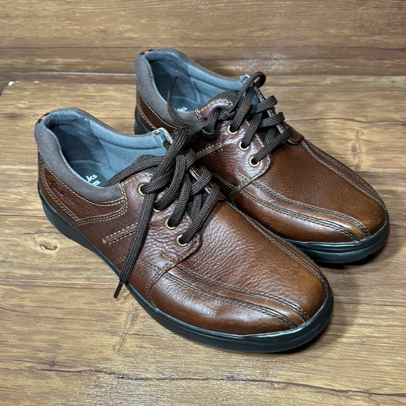 Clarks Cotrell Walk Oxford Shoes Brown 
